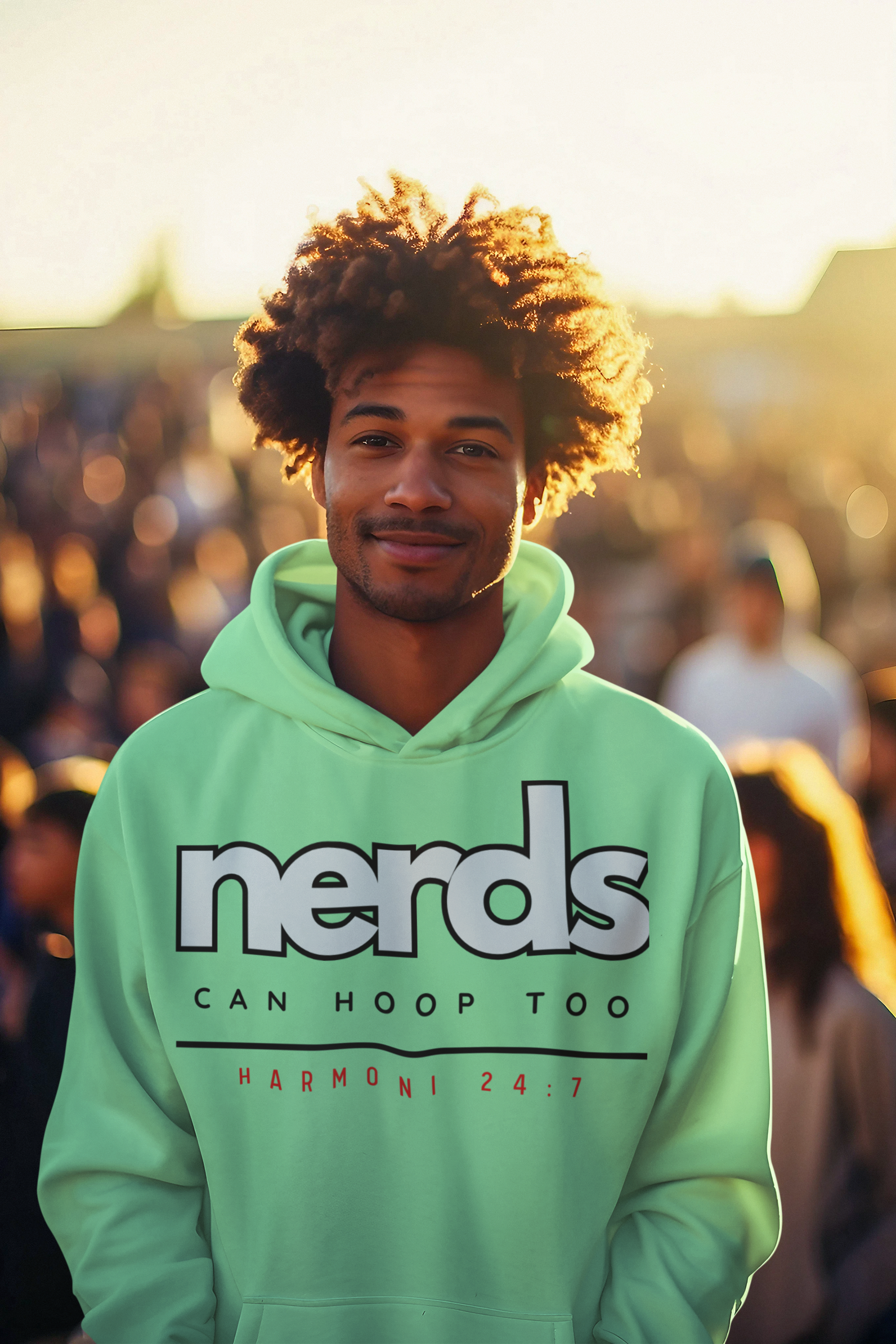 NERDS Can Hoop Too Minty Fresh Hoodie (Free Shipping) – The Hoop Nerd